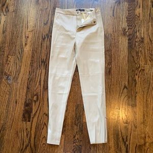Zara Leather Hi-Rise Leggings